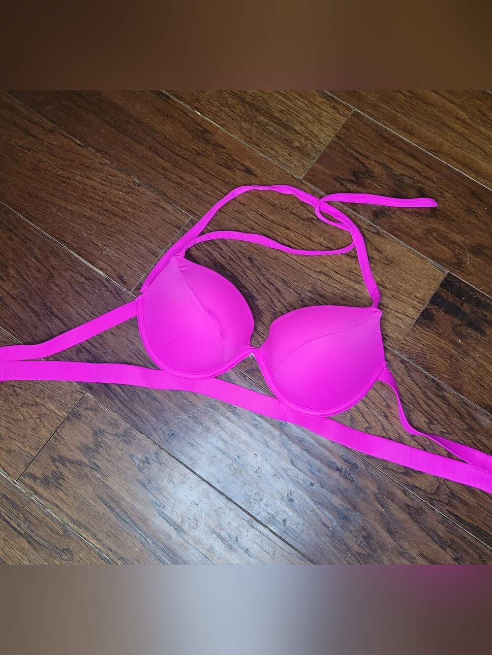 Victorias Secrete Bright Pink Bikini Top